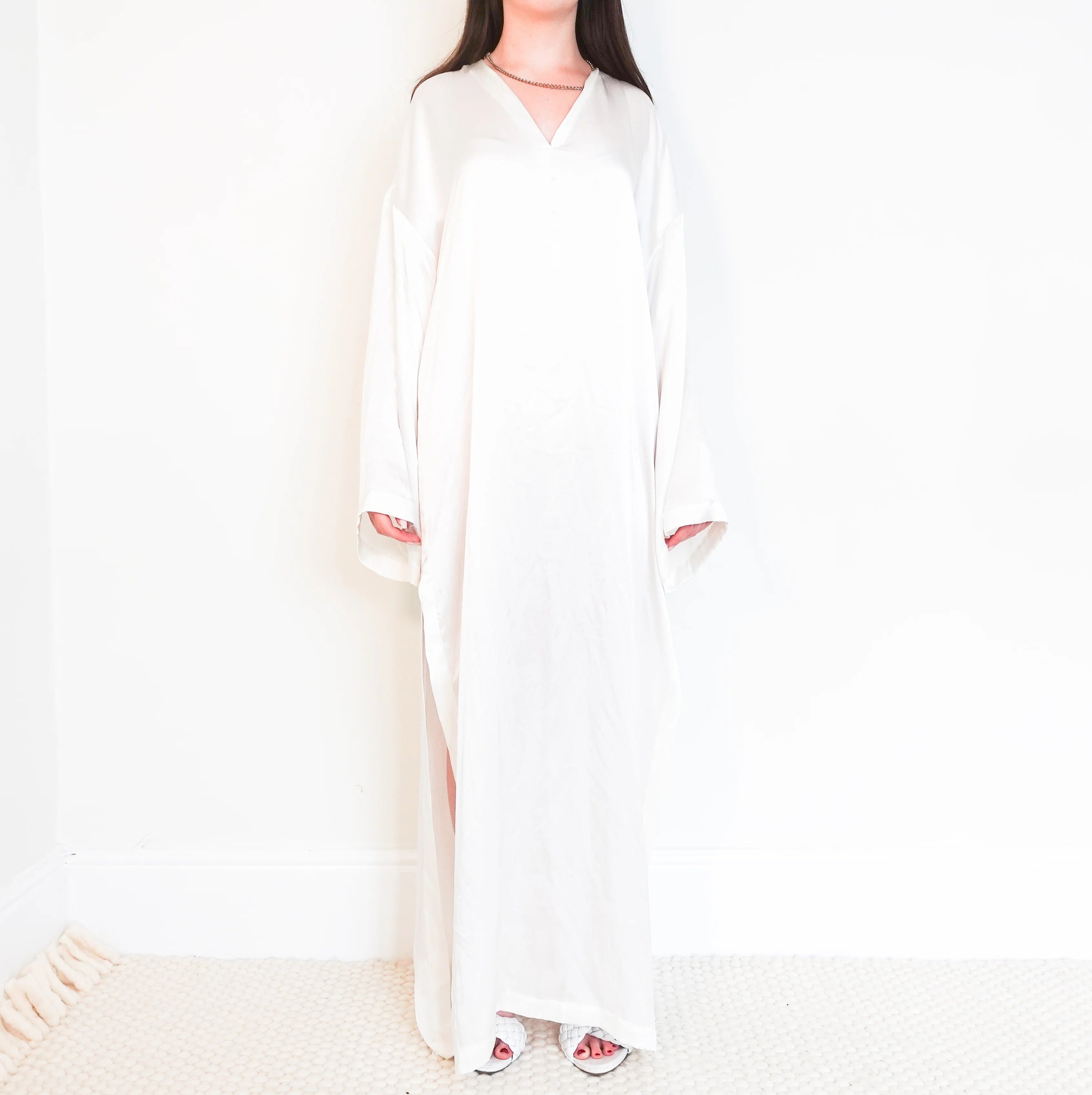 satin kaftan