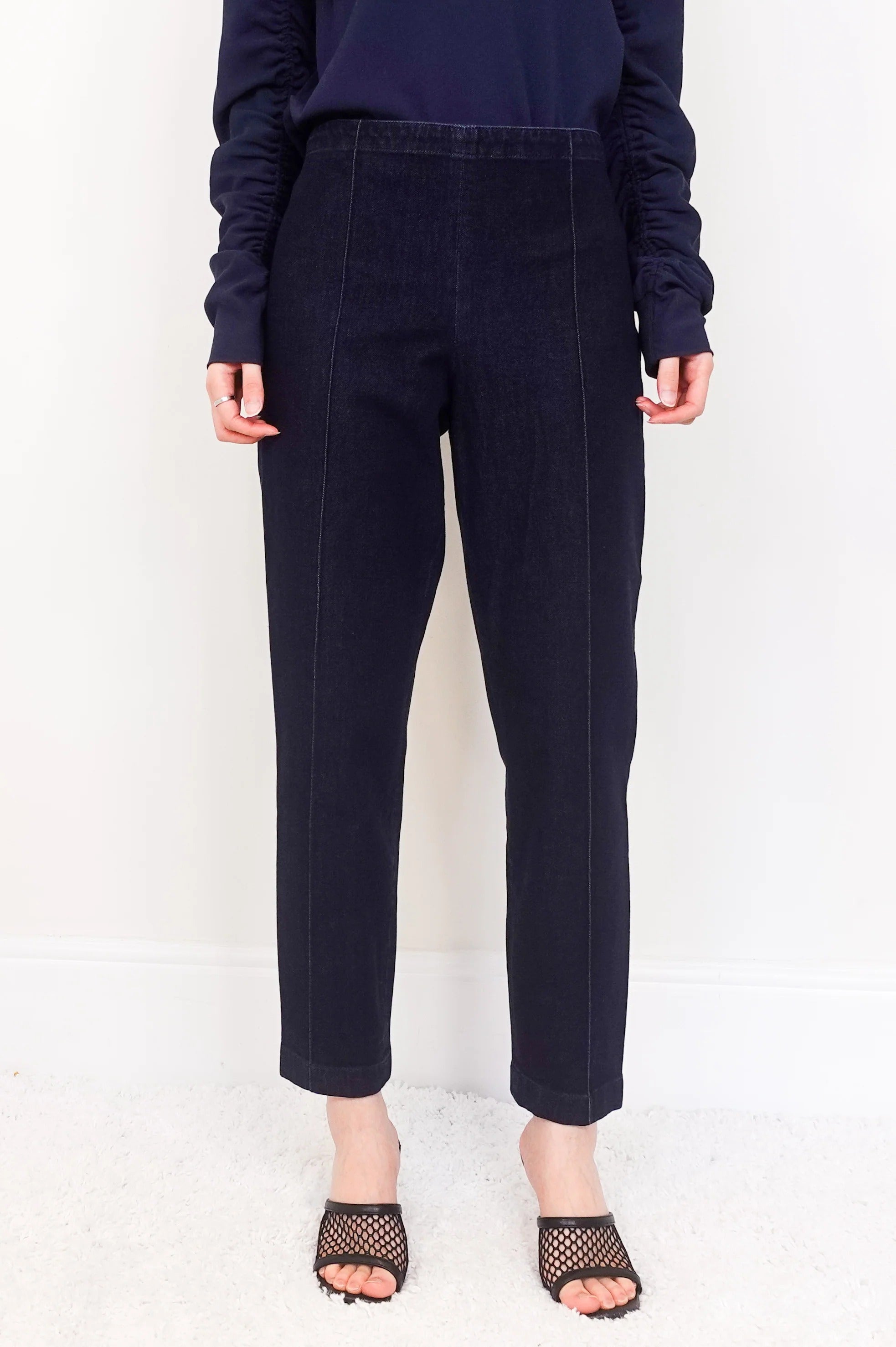 Skinny denim trousers