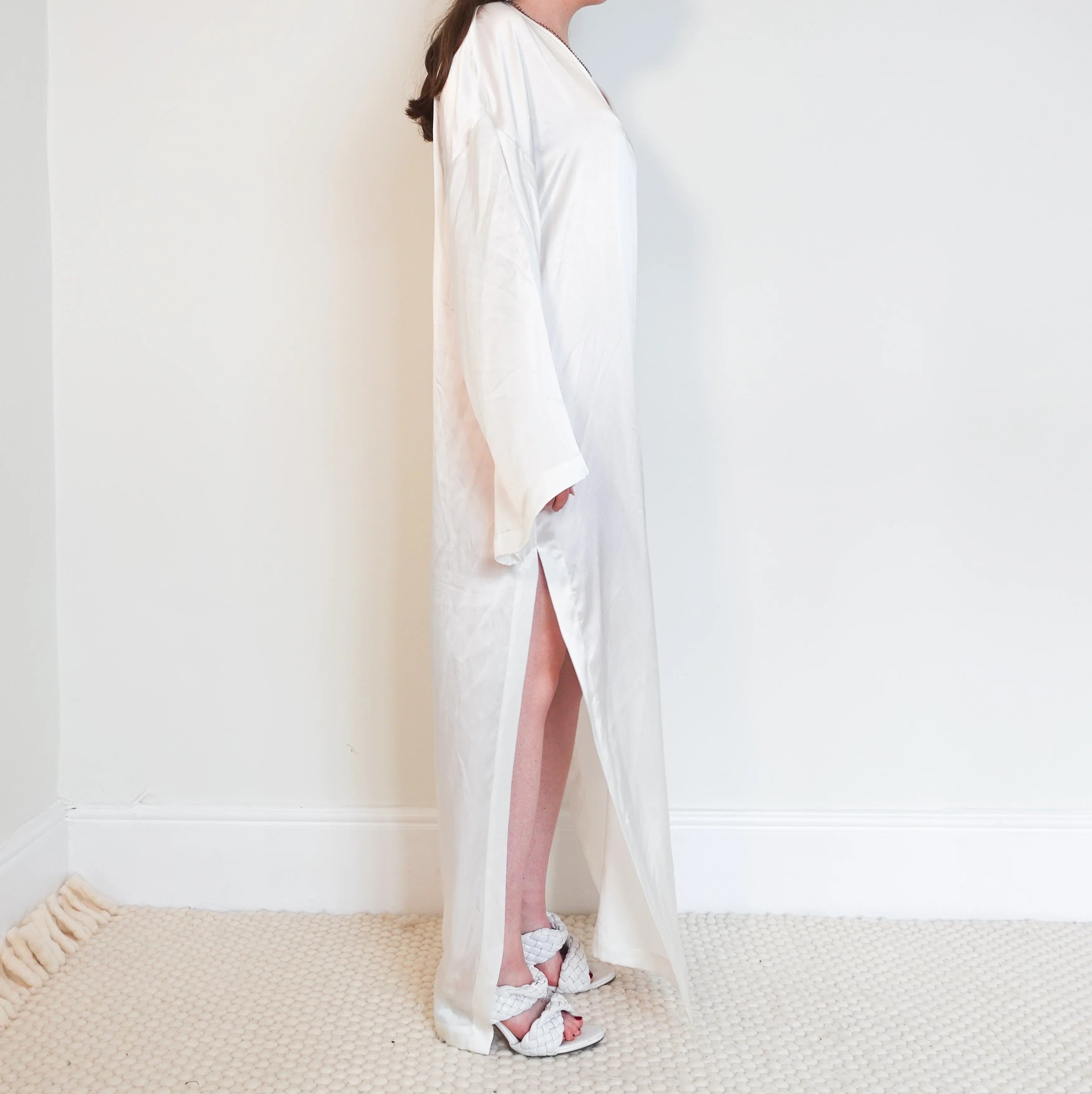 satin kaftan