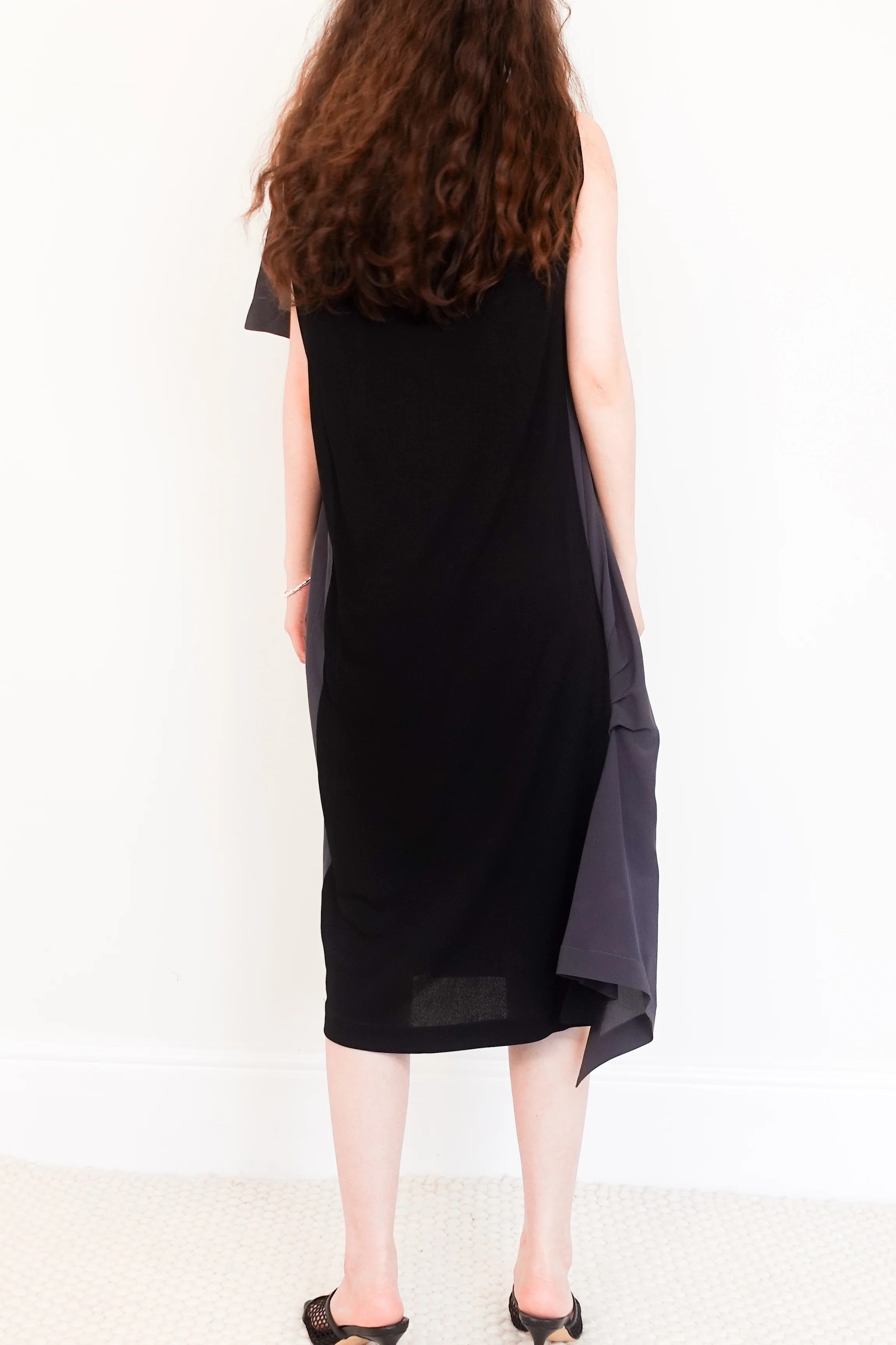 Grey midi dress