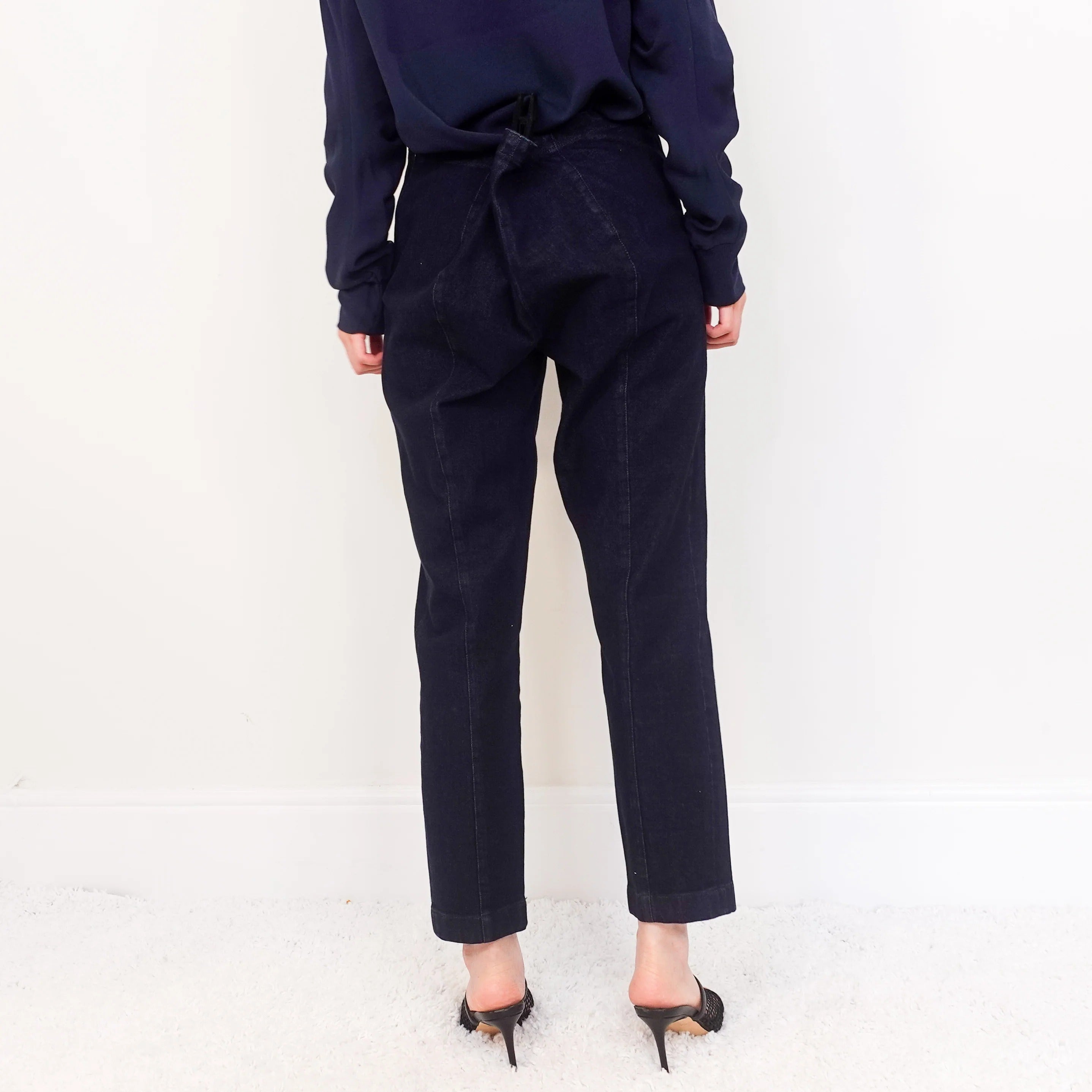 Skinny denim trousers